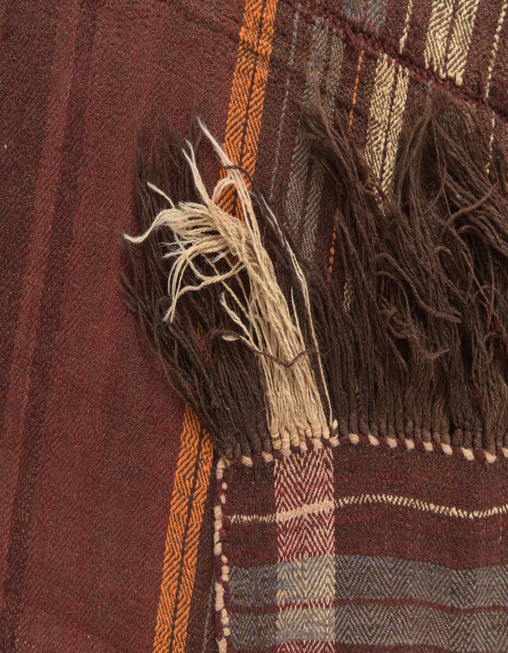 Detail image of 5' 3 x 10' 3  Hand Woven Kilim Fars Wool Runner Rug