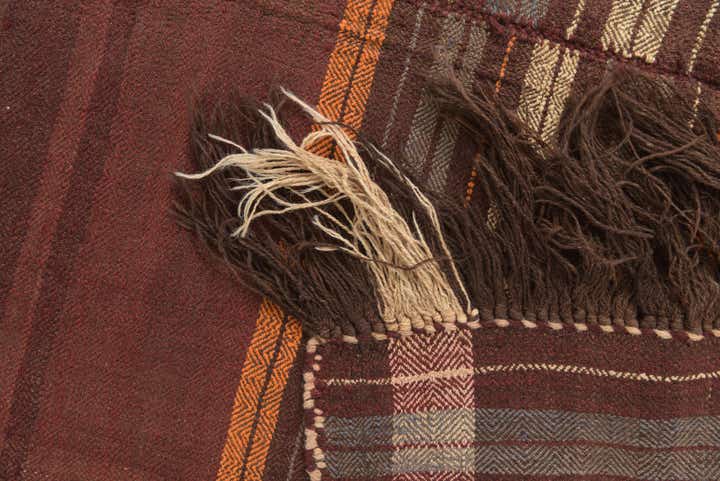 5' 3 x 10' 3 Hand Woven Kilim Fars Wool Runner Rug