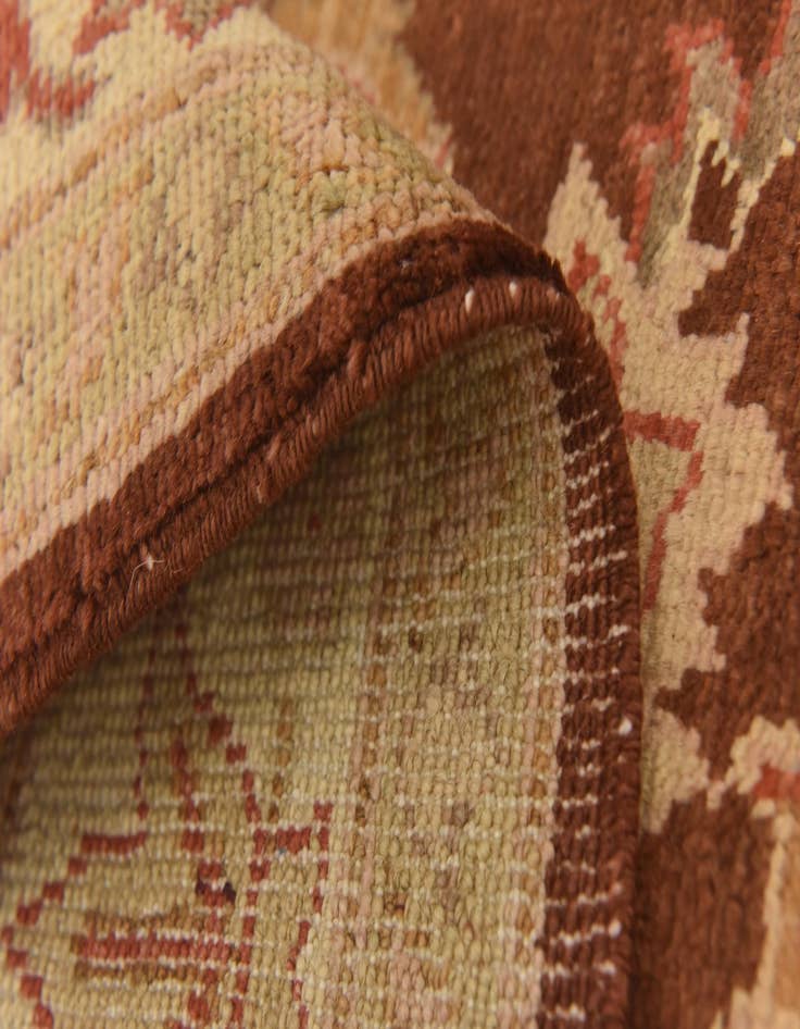 Detail image of 3' x 10' 6  Hand Knotted Peshawar Ziegler Runner Rug