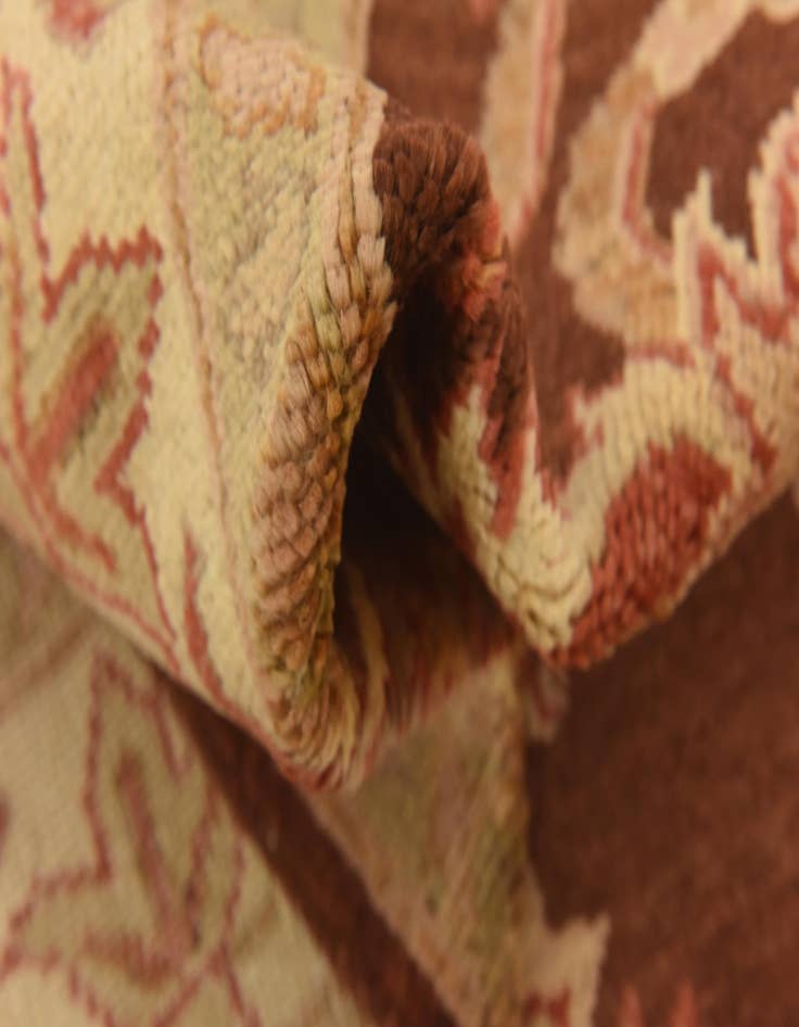 Detail image of 3' x 10' 6  Hand Knotted Peshawar Ziegler Runner Rug