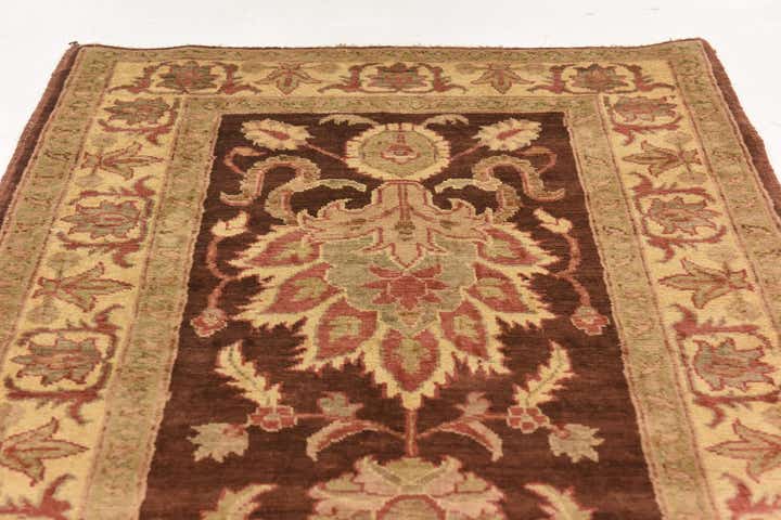 3' x 10' 6 Hand Knotted Peshawar Ziegler Runner Rug