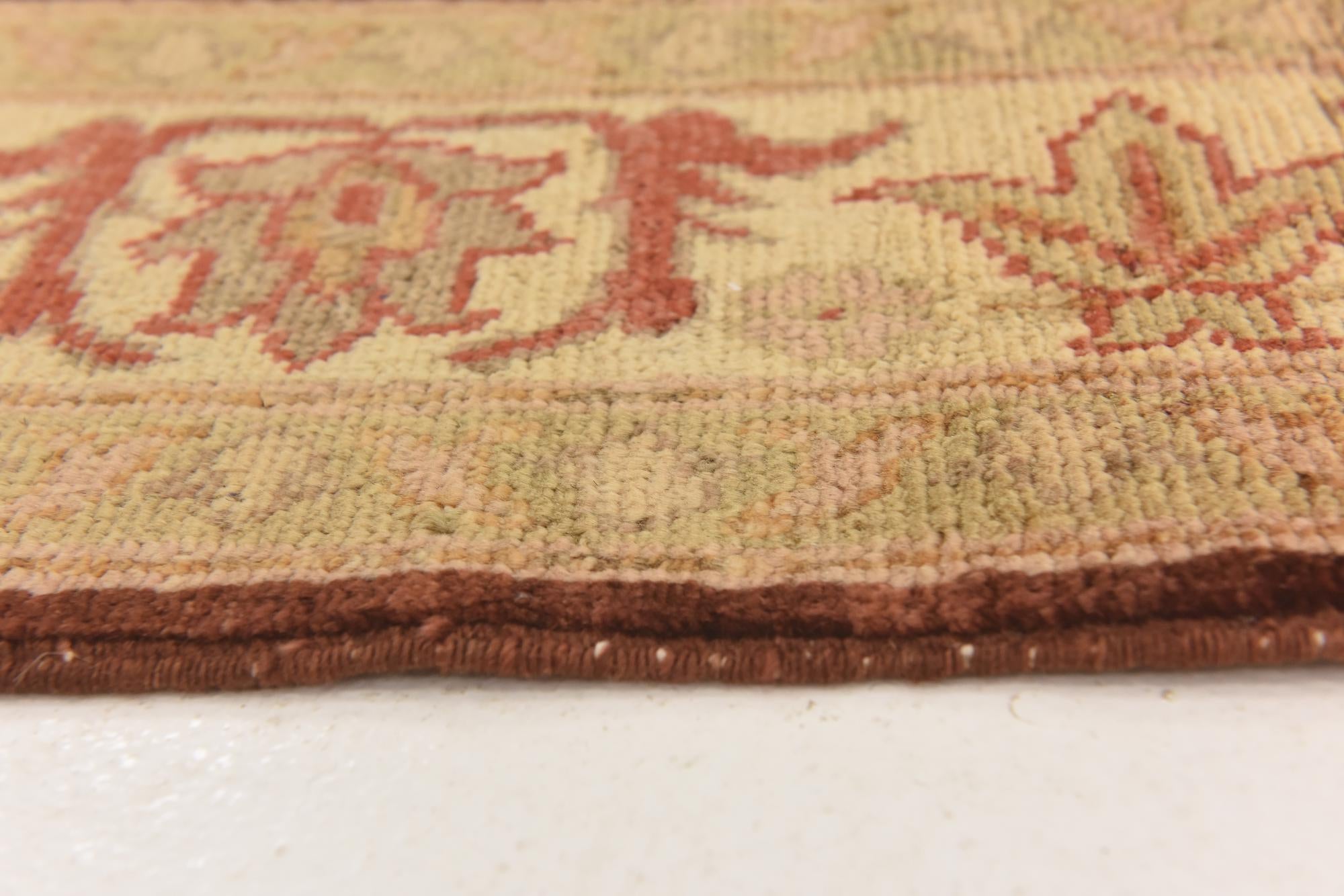 3' x 10' 6 Hand Knotted Peshawar Ziegler Runner Rug