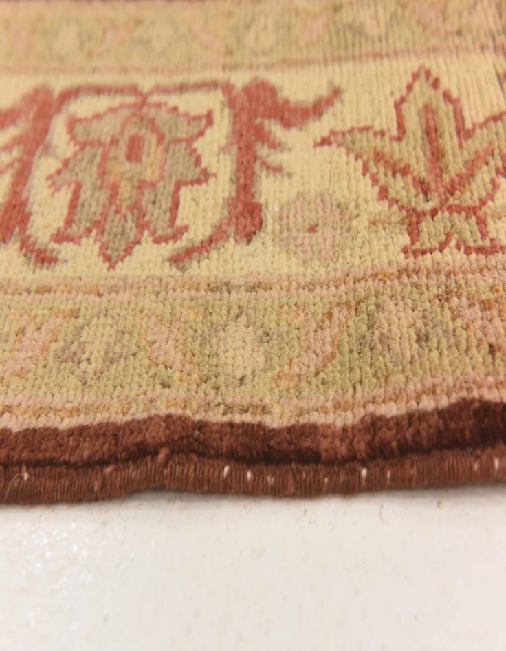 Detail image of 3' x 10' 6  Hand Knotted Peshawar Ziegler Runner Rug