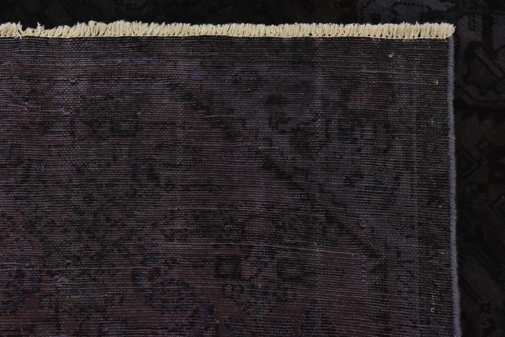 4' x 9' 3 Hand Knotted Ultra Vintage Persian Wool Runner Rug