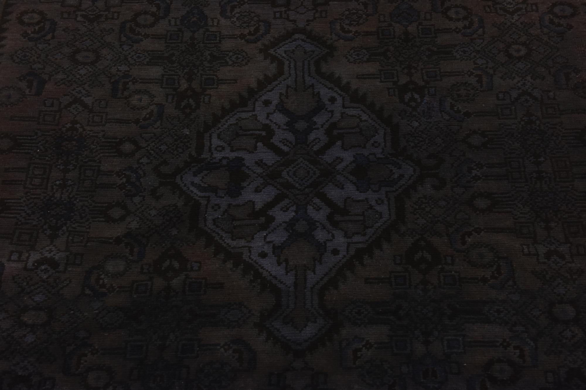 4' x 9' 3 Hand Knotted Ultra Vintage Persian Wool Runner Rug