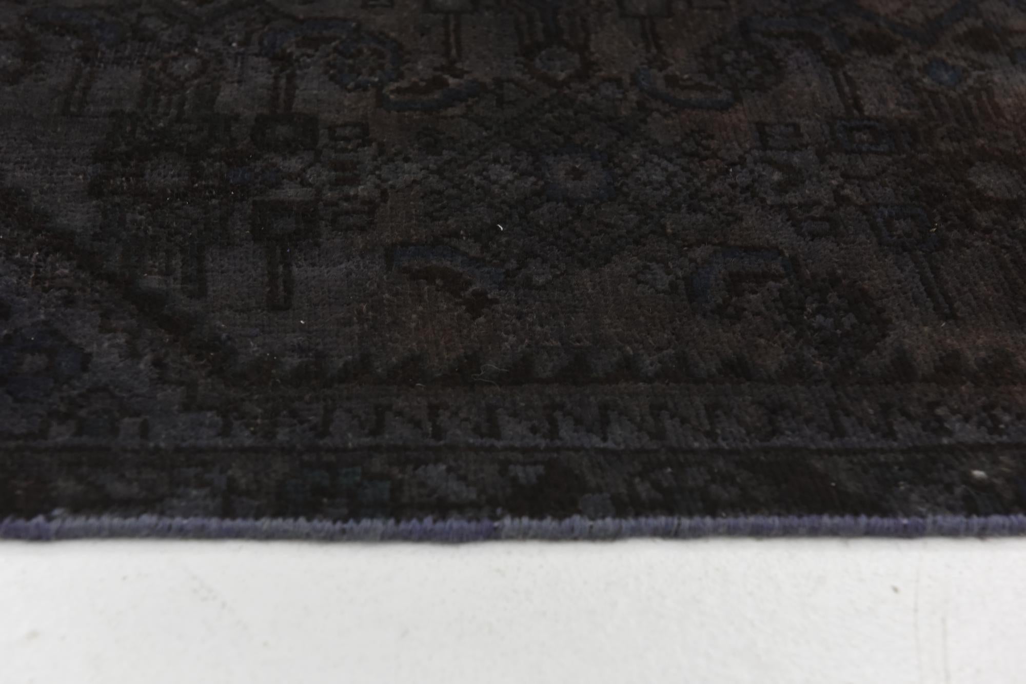 4' x 9' 3 Hand Knotted Ultra Vintage Persian Wool Runner Rug
