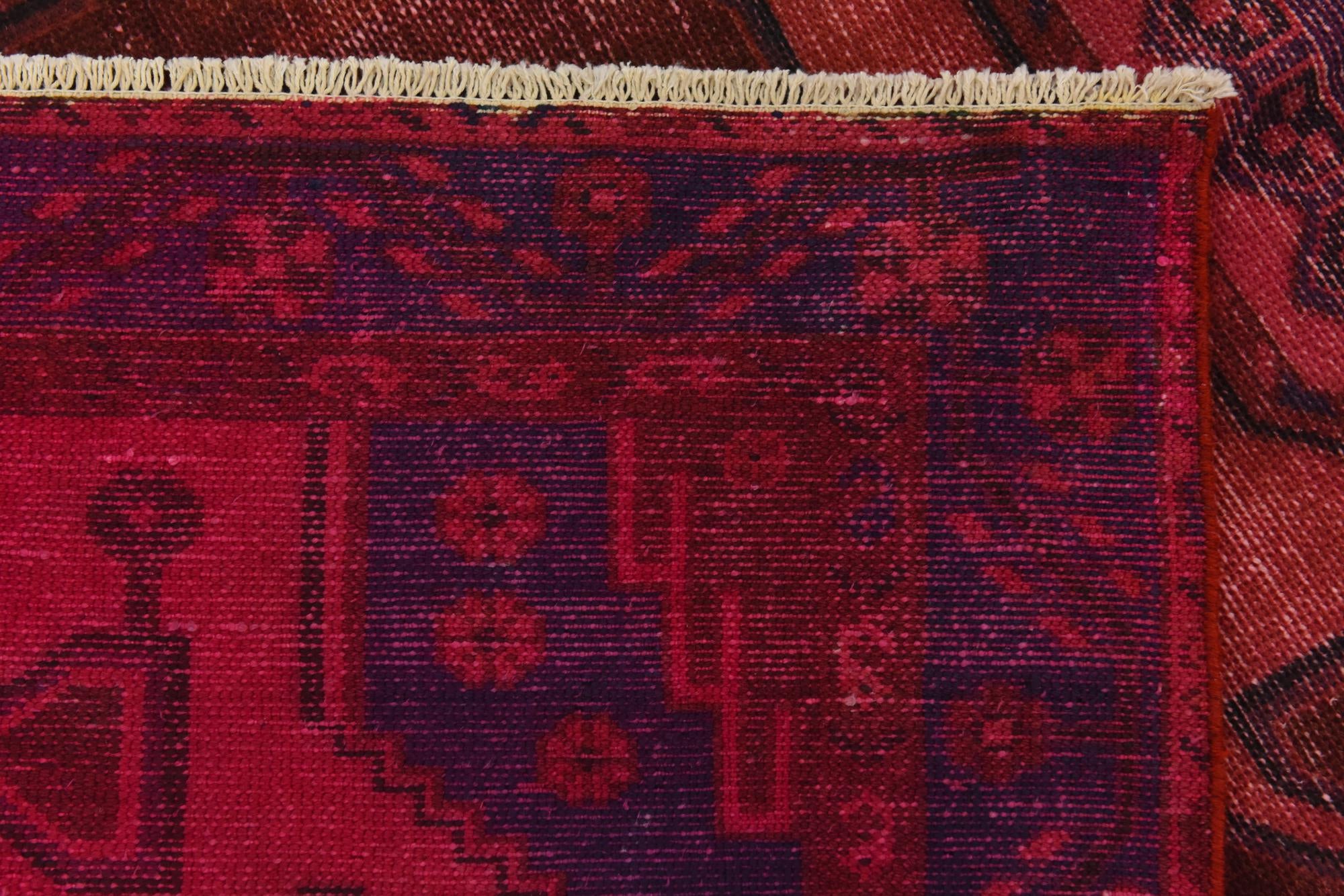 4' 8 x 9' 3 Hand Knotted Ultra Vintage Persian Wool Runner Rug
