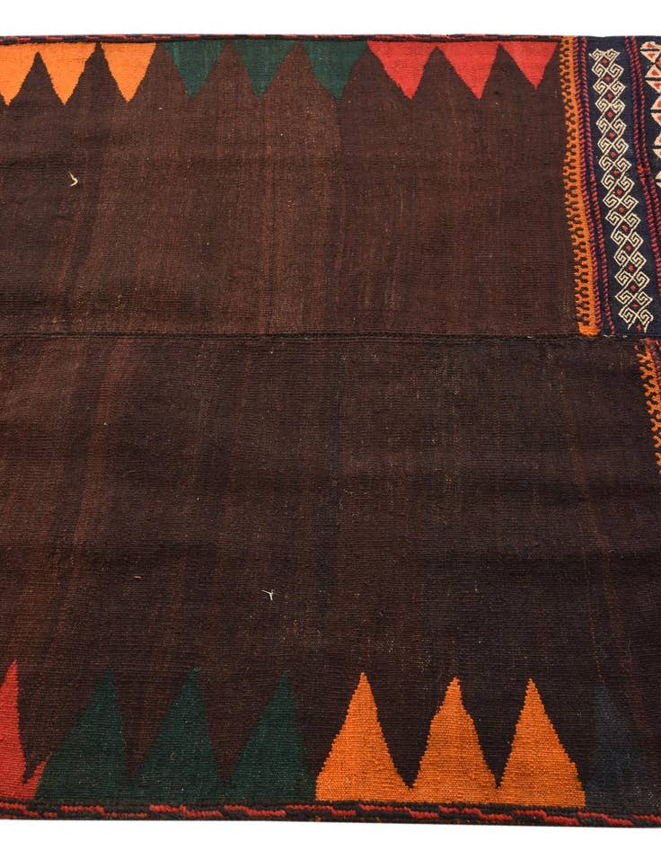 Detail image of 4' 3 x 4' 6  Hand Woven Kilim Fars Wool Square Rug
