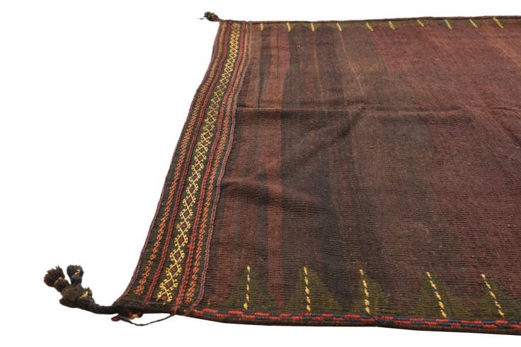 Detail image of 4' x 4' 1 Hand Woven Kilim Fars Wool Square Rug
