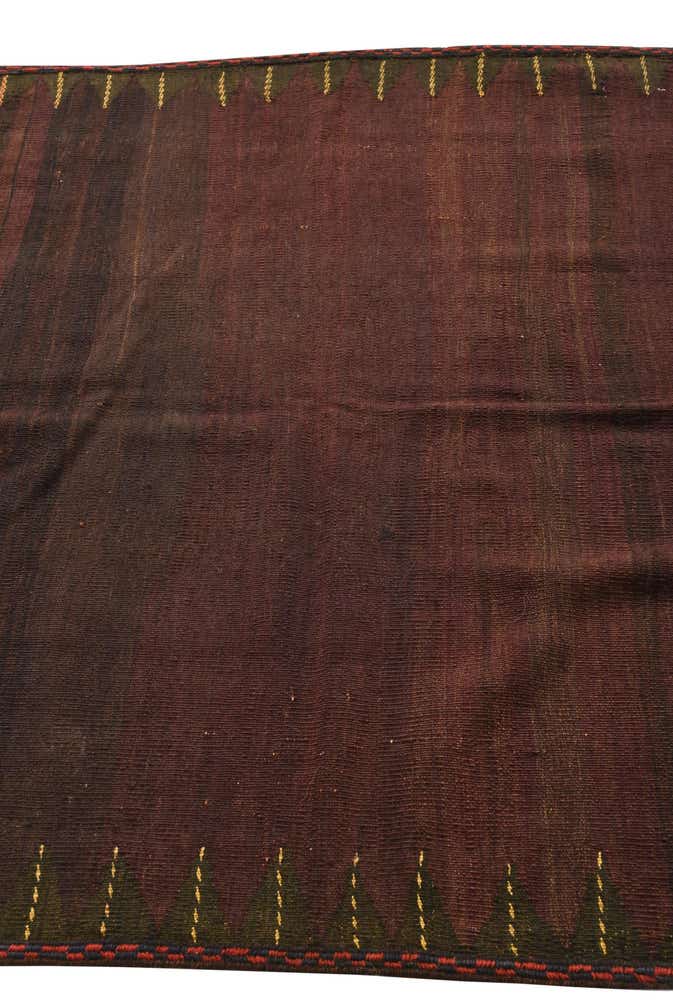 4' x 4' 1 Hand Woven Kilim Fars Wool Square Rug