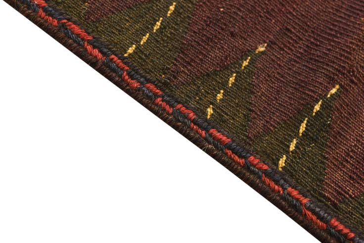 Detail image of 4' x 4' 1 Hand Woven Kilim Fars Wool Square Rug