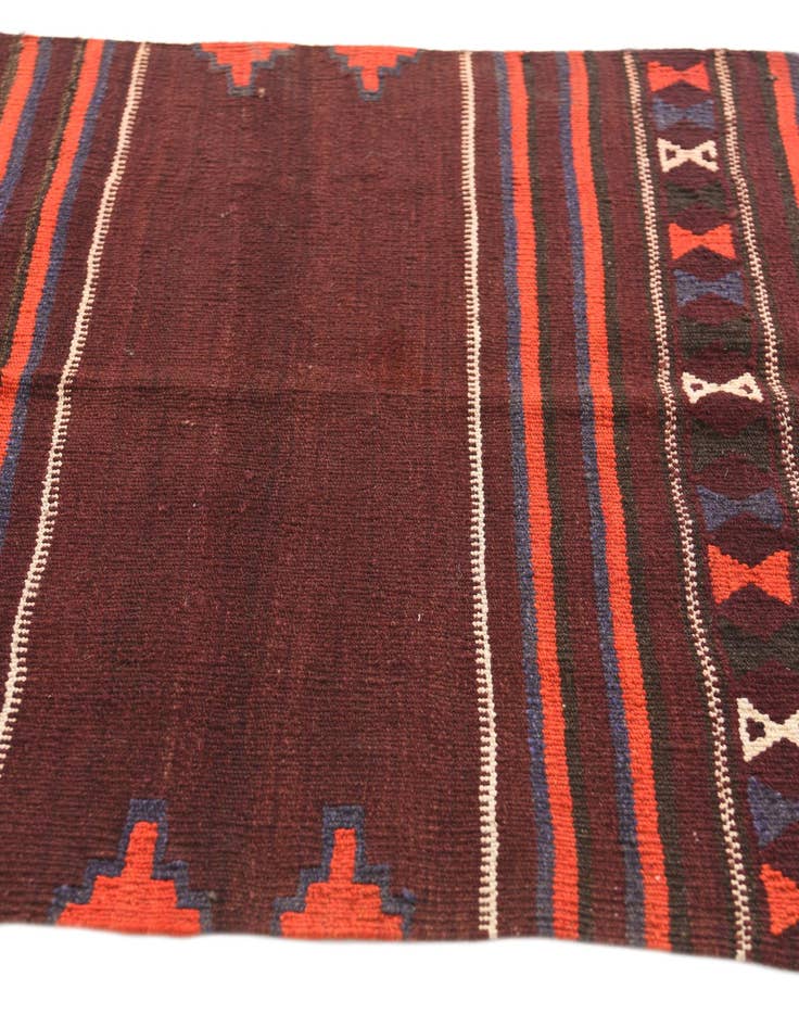 Detail image of 3' 4 x 3' 5  Hand Woven Kilim Modern Wool Square Rug