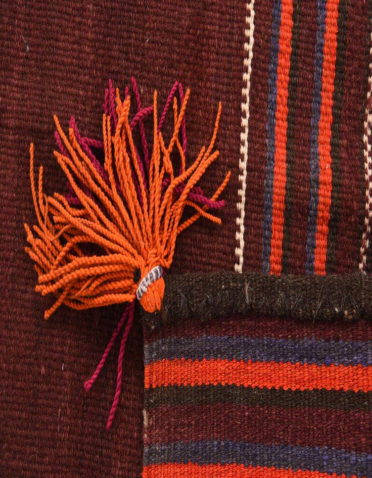 Detail image of 3' 4 x 3' 5  Hand Woven Kilim Modern Wool Square Rug