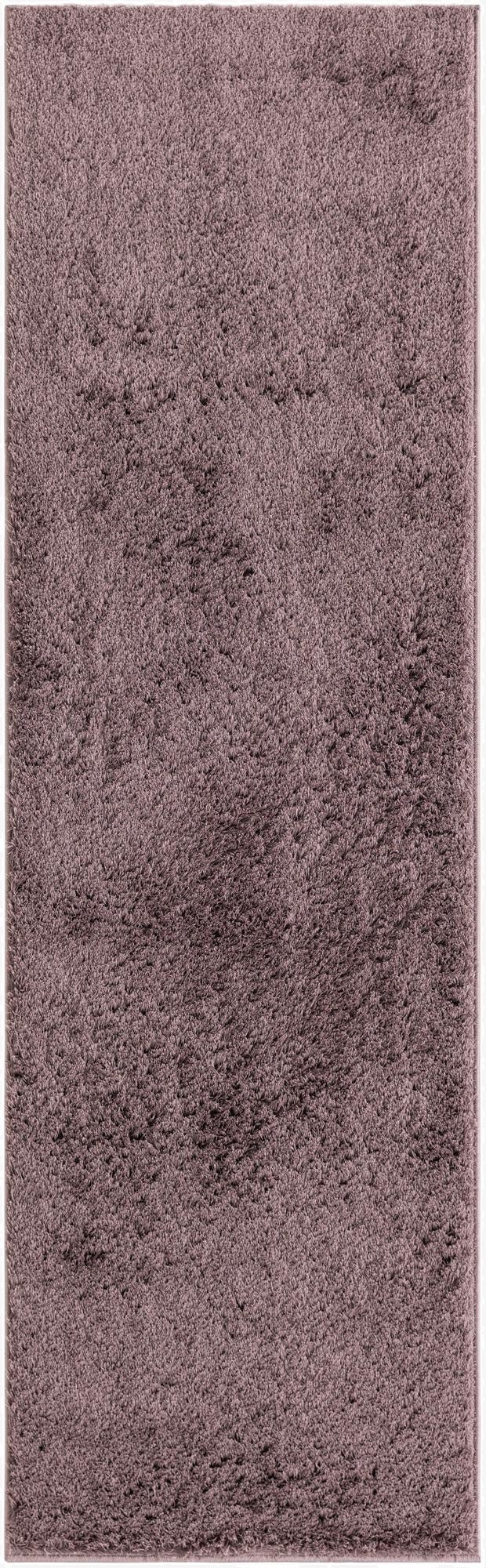 2' x 6' 7 Studio Solid Shag Runner Rug
