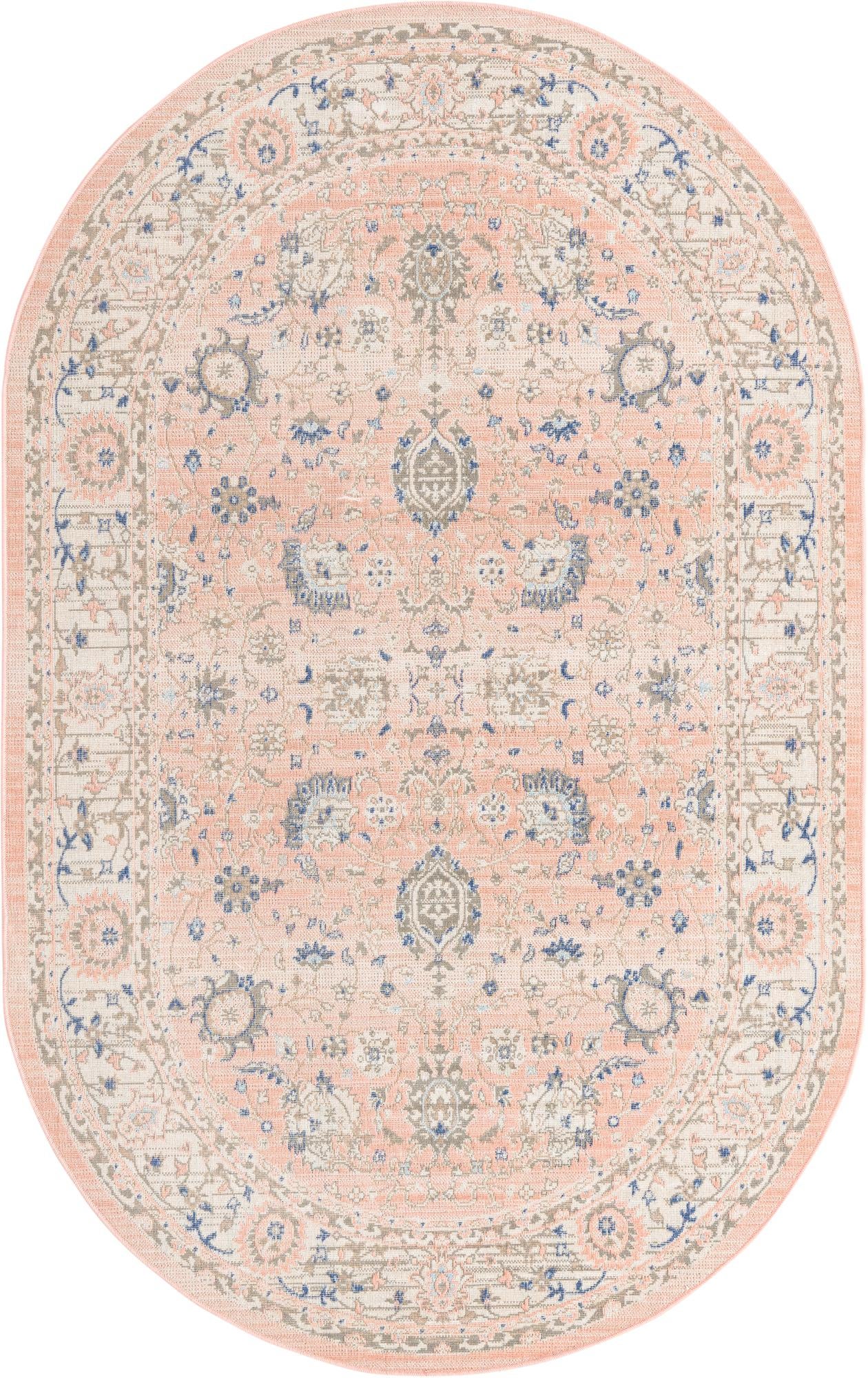 McKay · Border rug, powder pink