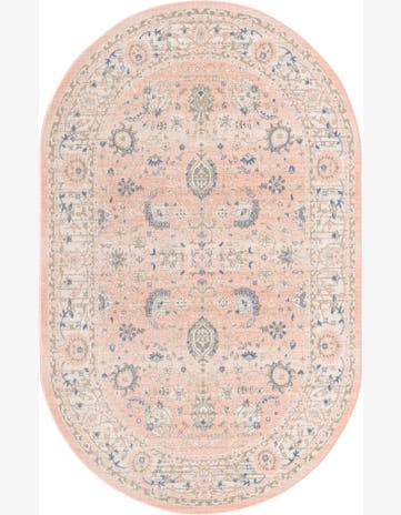 McKay · Border rug, powder pink