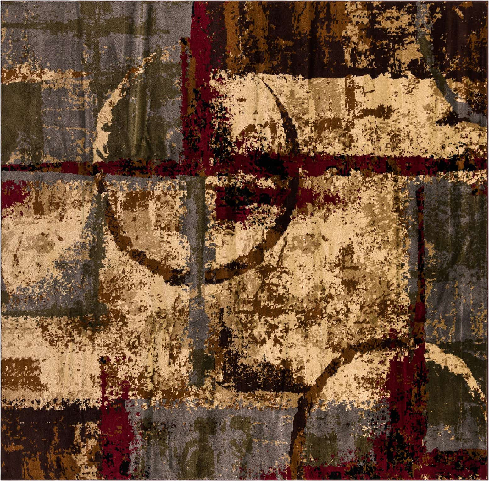 10' x 10' Meachum · Abstract rug, beige
