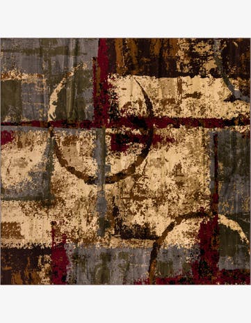 10' x 10' Meachum · Abstract rug, beige