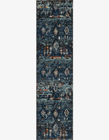 Merriman · Abstract rug, navy