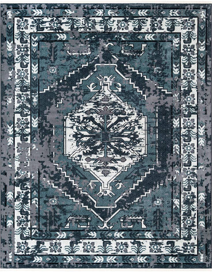 Detail image of 7' 10 x 10' Nain Design Rug
