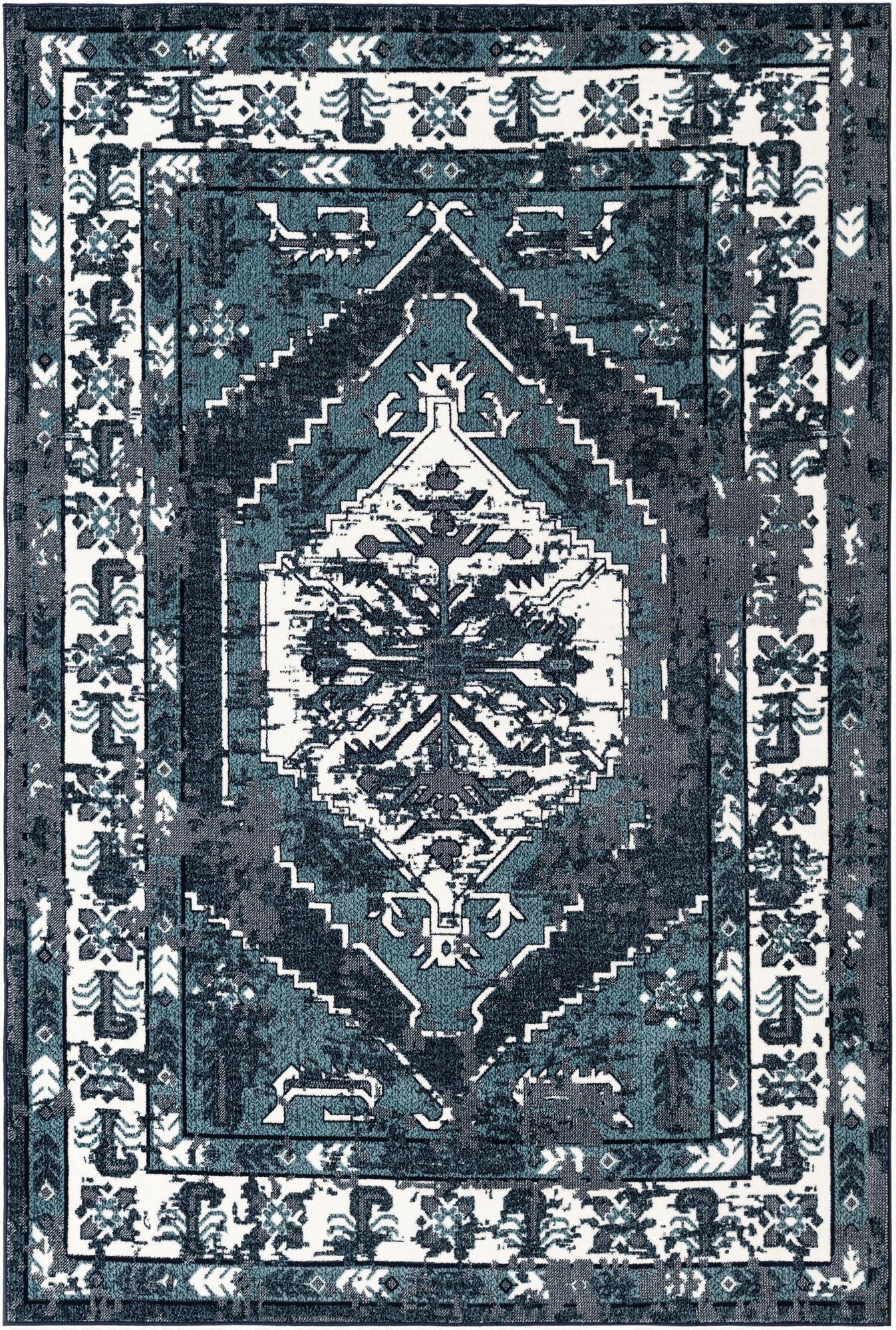 5' 3 x 8' Nain Design Rug