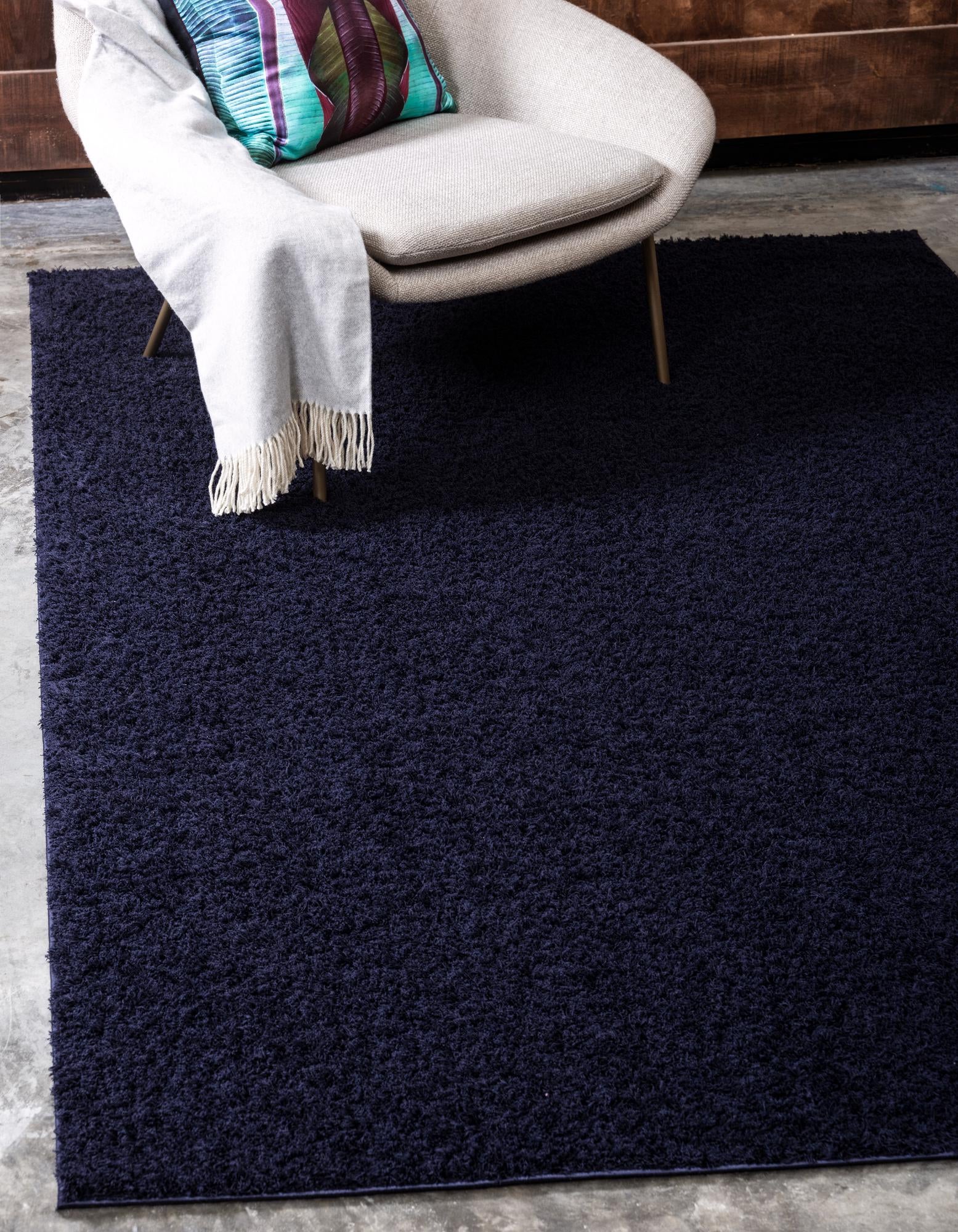 9' x 12' 2 Studio Solid Shag Rug