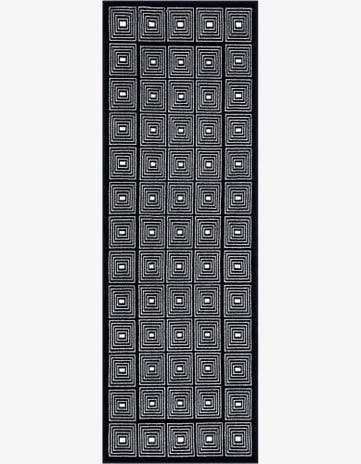 Midnight Blue Aakaar Runner Rug