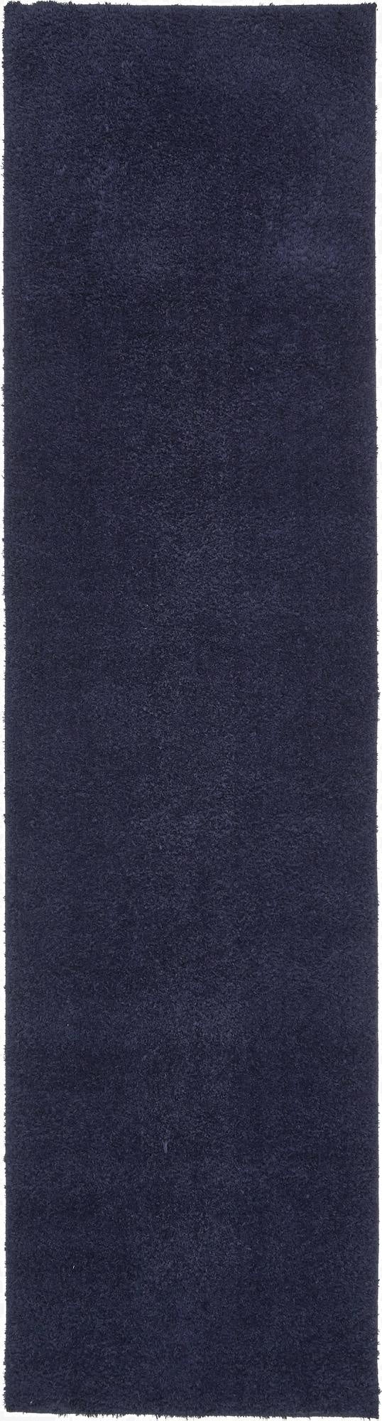 2' 7 x 10' Studio Solid Shag Runner Rug