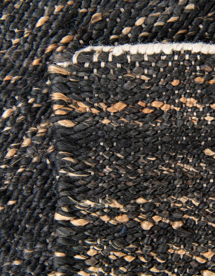 Detail image of 6' 1 x 9' Hand Woven Palm Beach Jute Rug