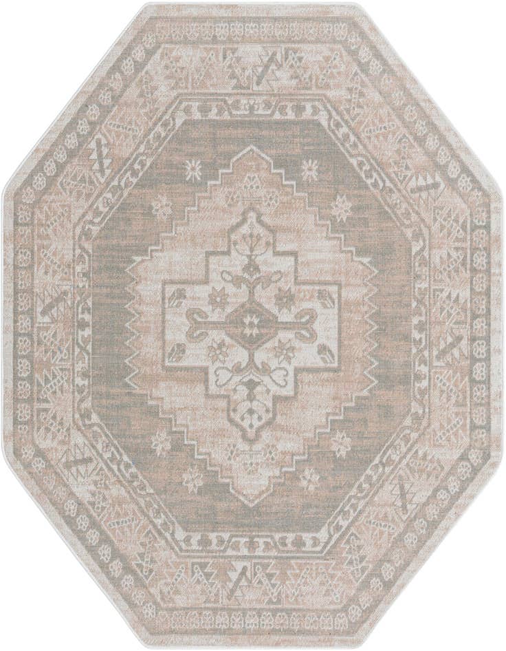 Detail image of 5' 3 x 5' 3 Whitney Octagon Rug