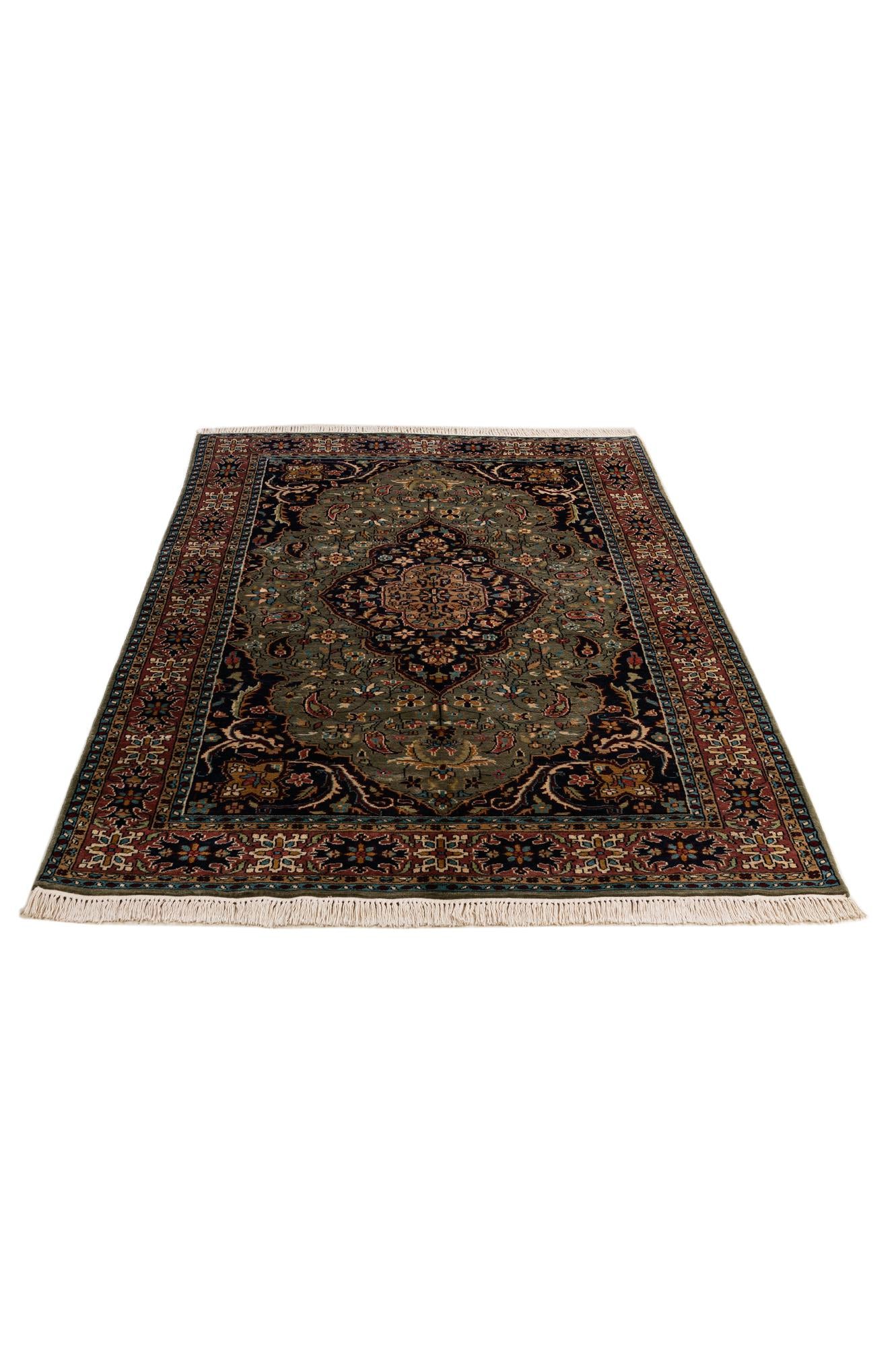 5' 3 x 8' 6 Hand Knotted Bokhara Wool Rug
