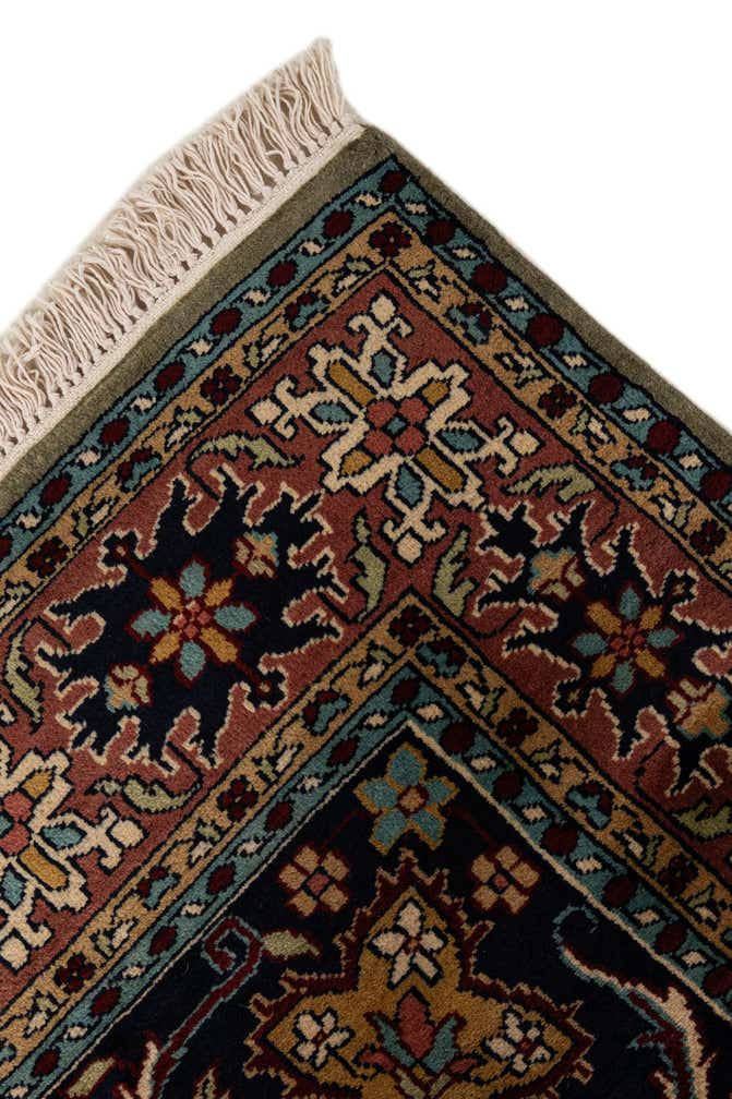 5' 3 x 8' 6 Hand Knotted Bokhara Wool Rug