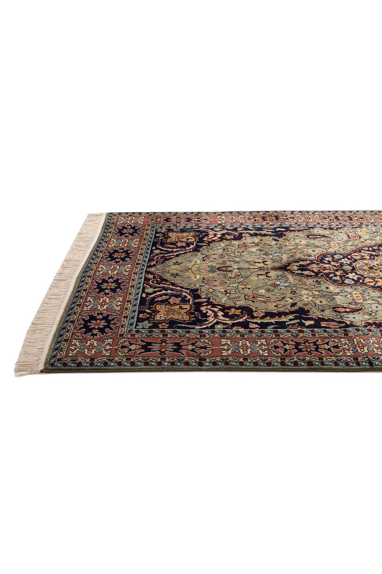 5' 3 x 8' 6 Hand Knotted Bokhara Wool Rug