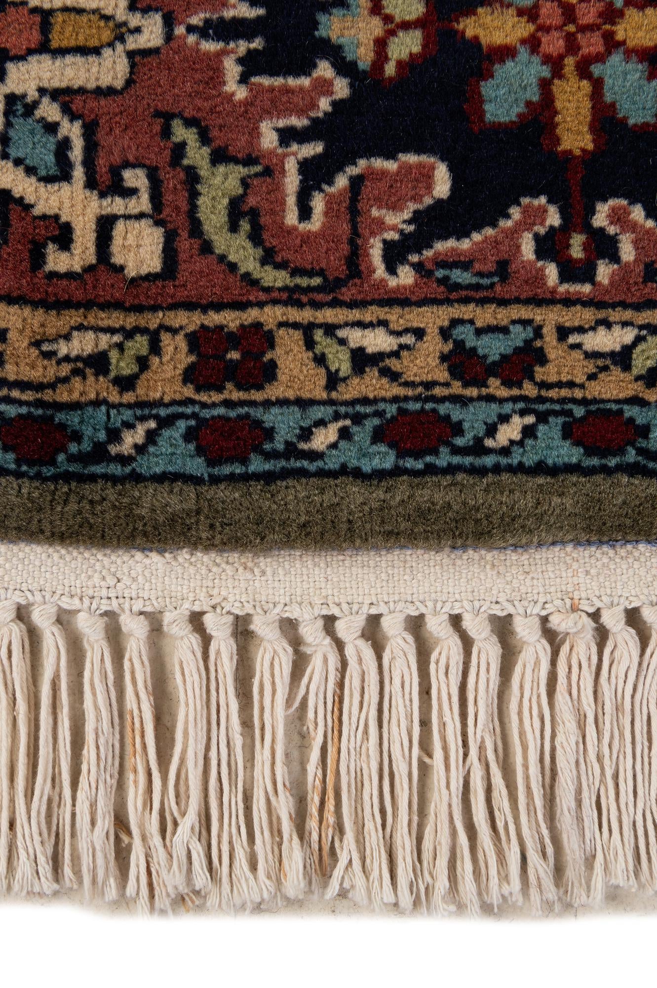 5' 3 x 8' 6 Hand Knotted Bokhara Wool Rug