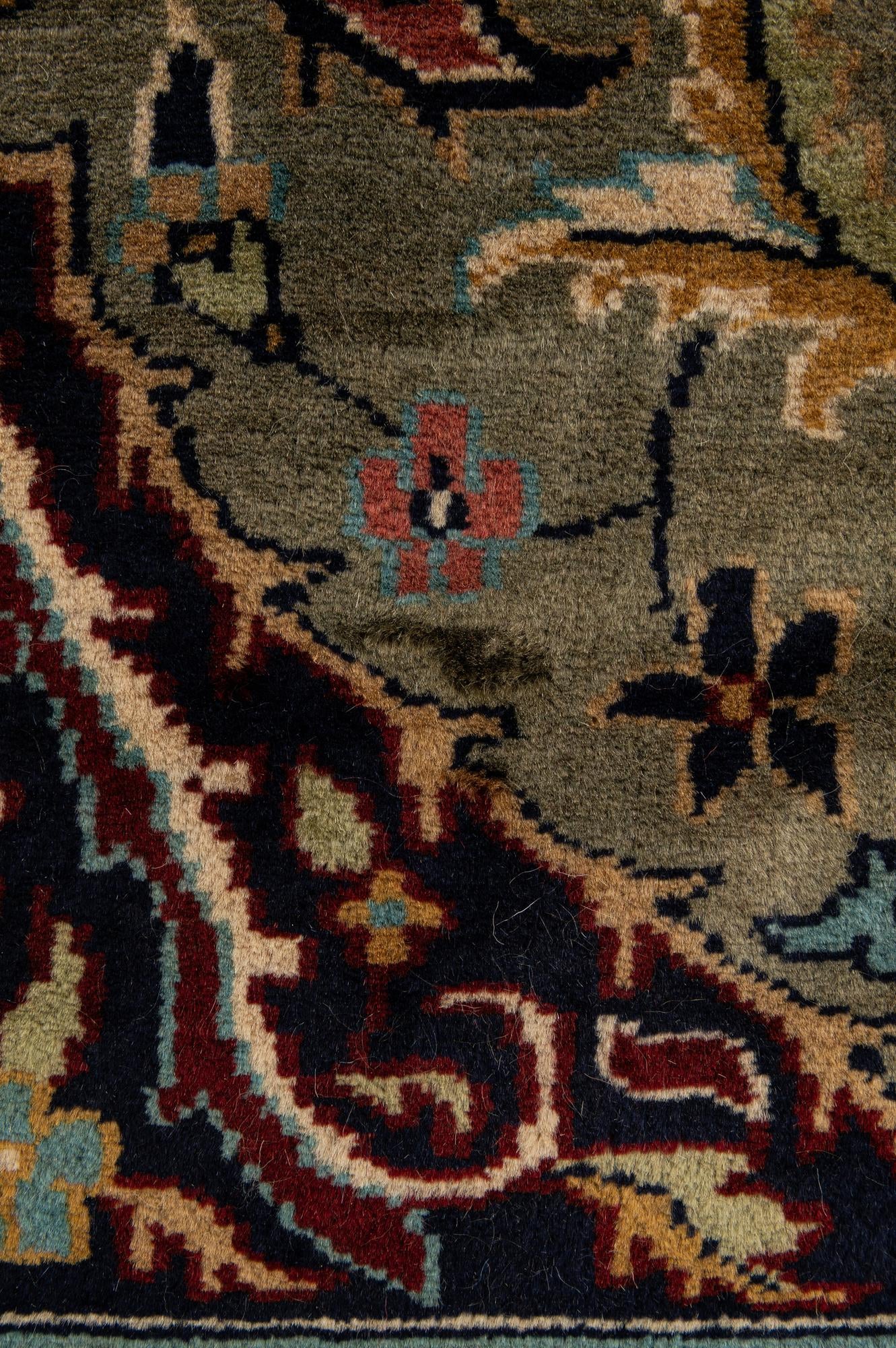 5' 3 x 8' 6 Hand Knotted Bokhara Wool Rug