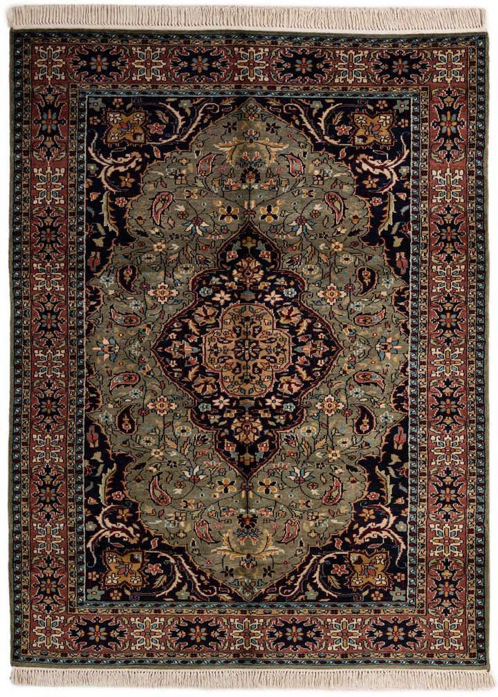 5' 3 x 8' 6 Hand Knotted Bokhara Wool Rug
