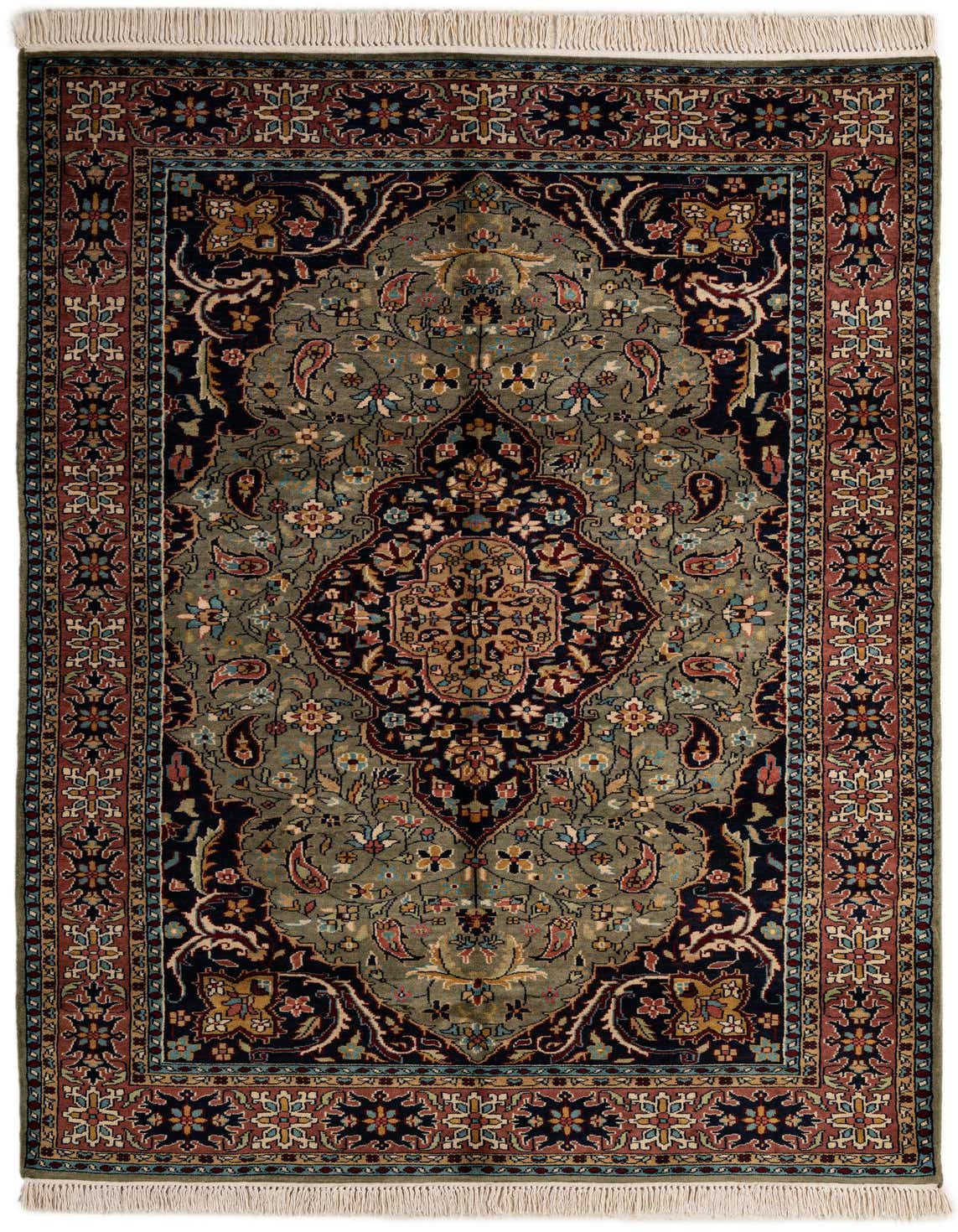 5' 3 x 8' 6 Hand Knotted Bokhara Wool Rug