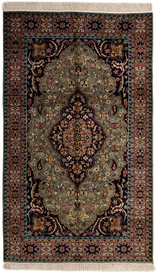 Detail image of 5' 3 x 8' 6 Hand Knotted Bokhara Wool Rug