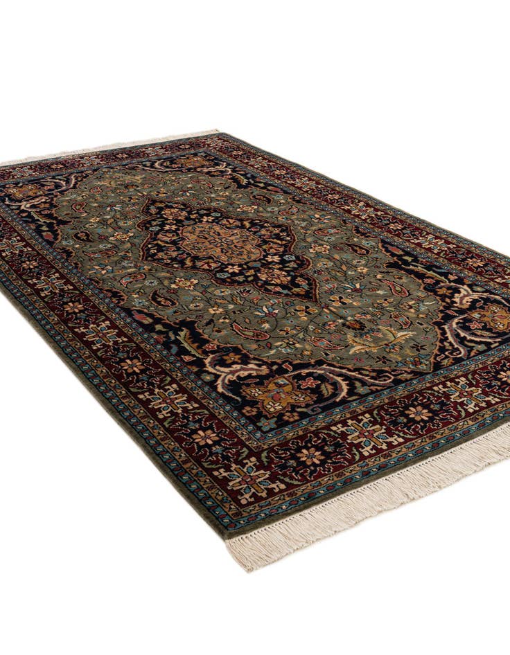 Detail image of 5' 2 x 8' 6  Hand Knotted Bokhara Wool Rug