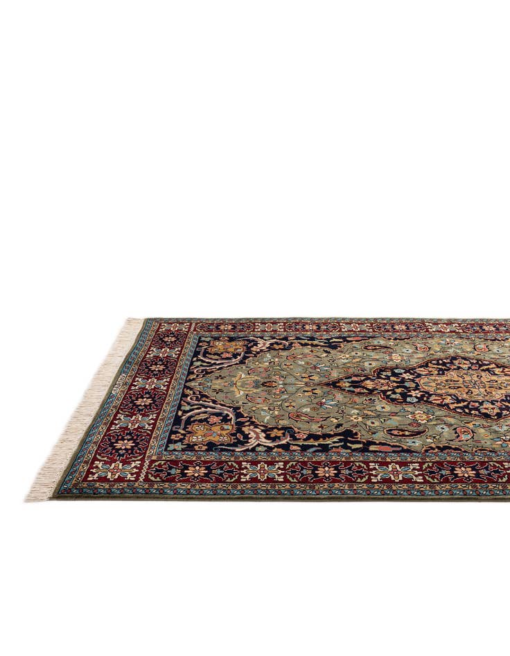 Detail image of 5' 2 x 8' 6  Hand Knotted Bokhara Wool Rug