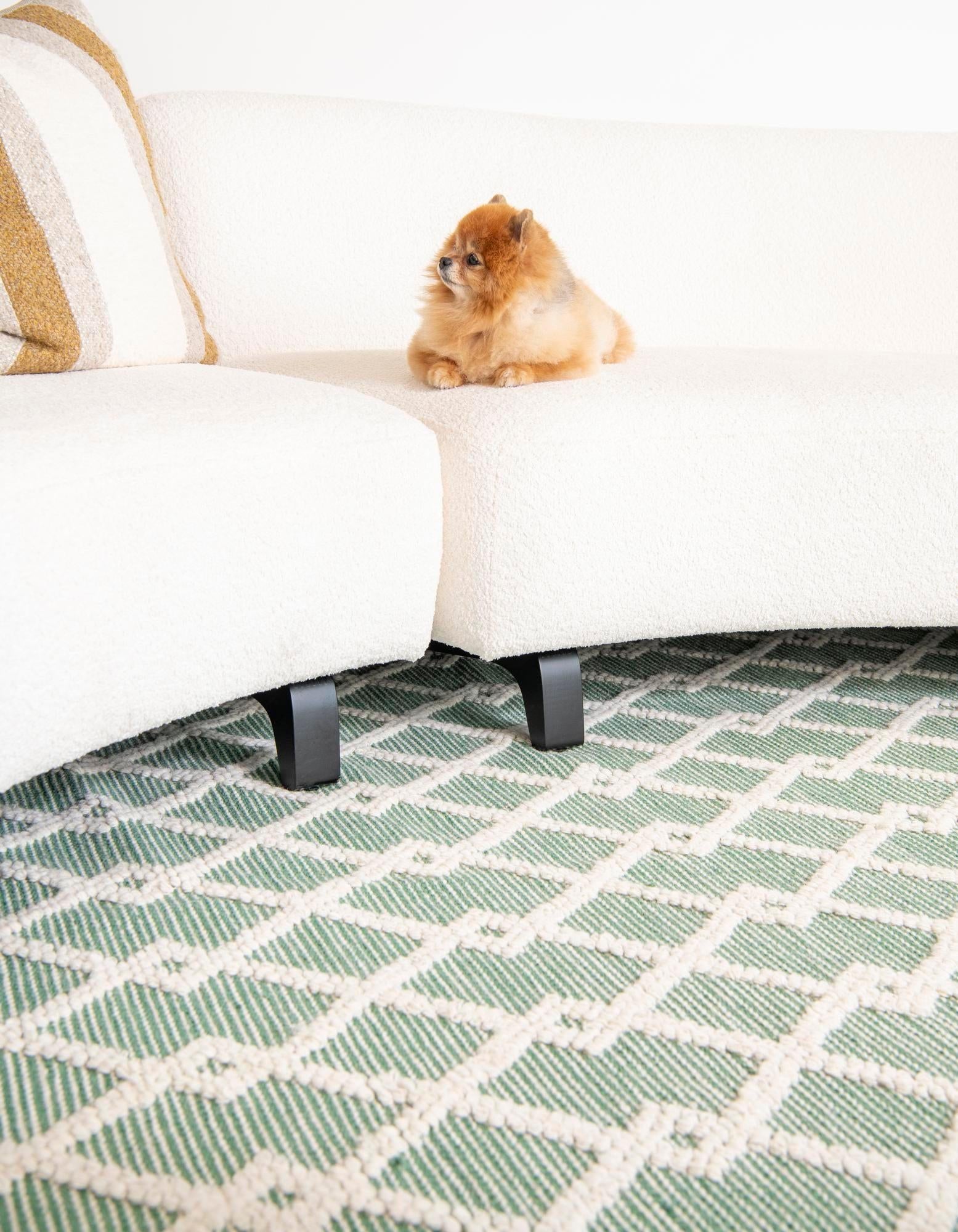 Mint Green 9' x 12' Hand Knotted Jill Zarin Dorset Rug | Rugs.com