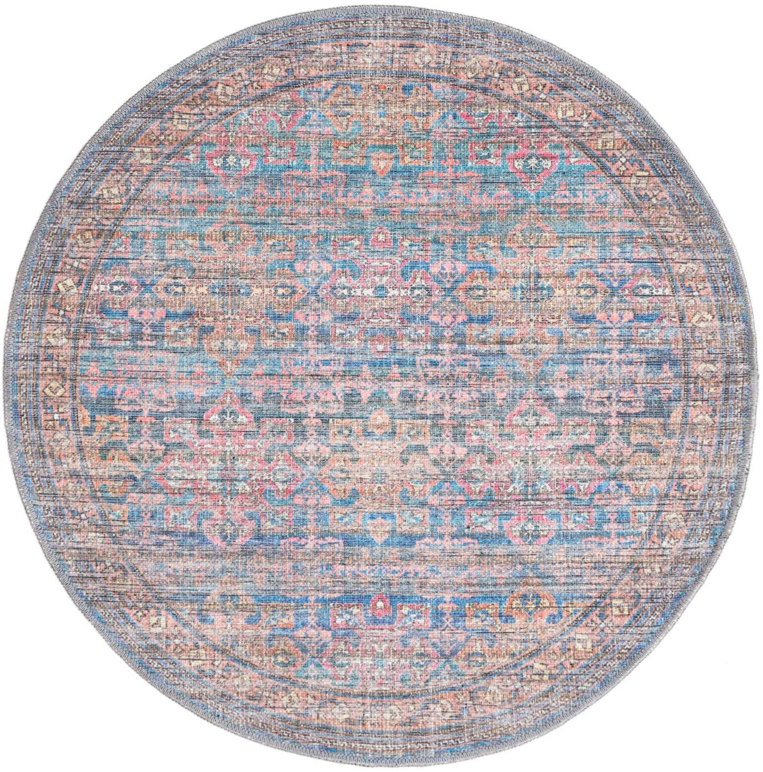 3' 3 x 3' 3 Moberly · Border Washable Rug