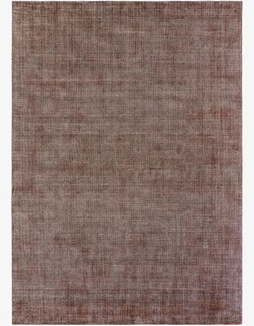 Mocha Brown Hand Woven Jill Zarin English Manor Wool Rug
