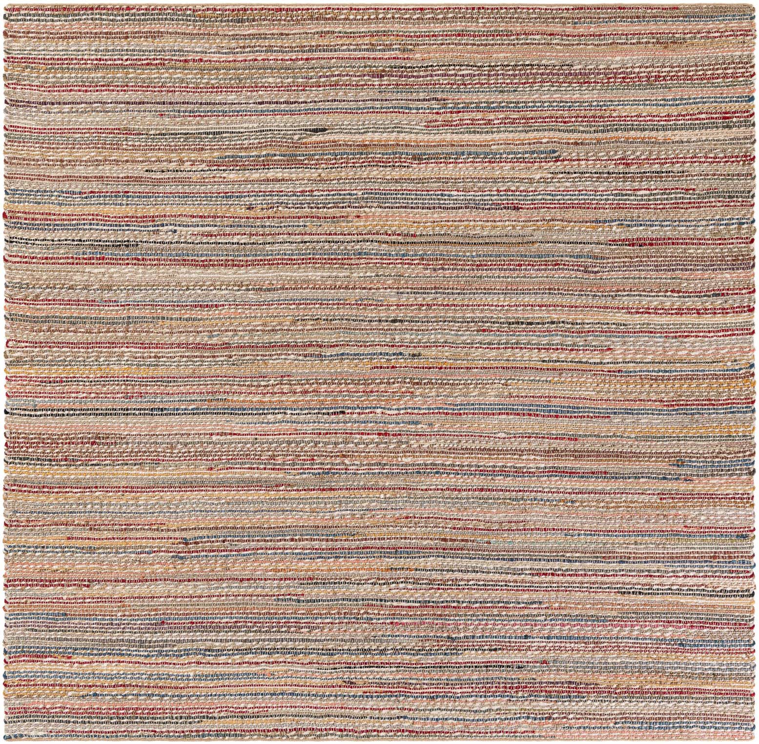 7' 10 x 7' 10 Moonbeam · Striped rug, multi