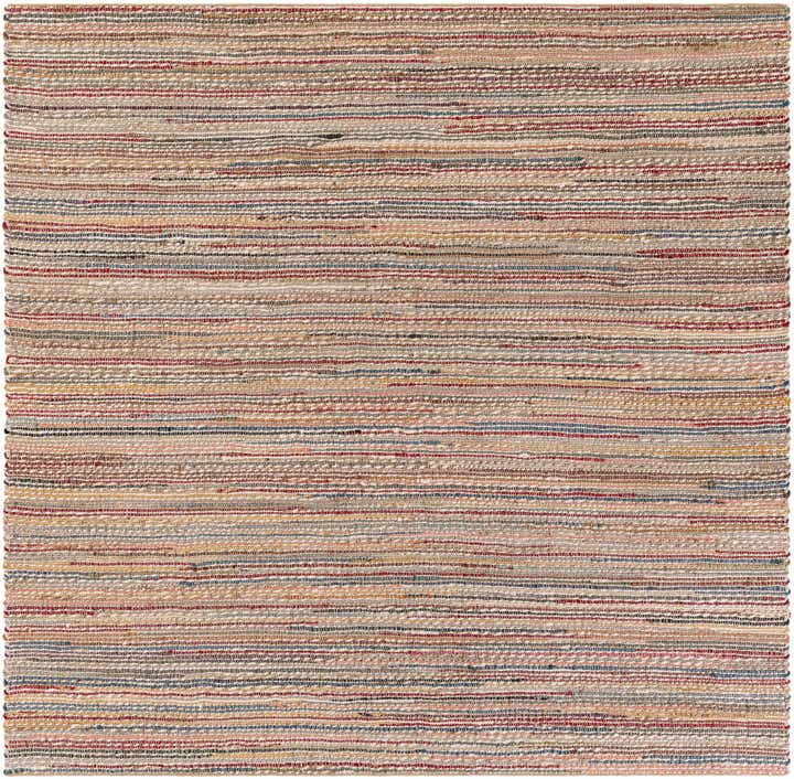 7' 10 x 7' 10 Moonbeam · Striped rug, multi