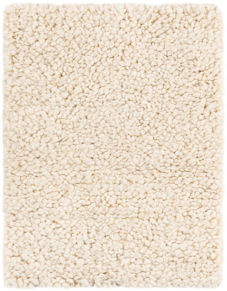 Detail image of 2' x 3' 1  Hand Woven Haka Deluxe Shag Rug