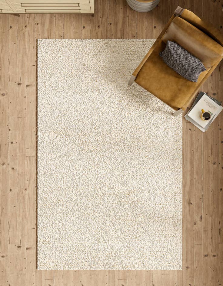 Detail image of 6' 1 x 9' Hand Woven Haka Deluxe Shag Rug