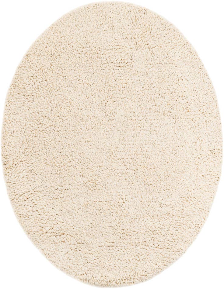 Detail image of 6' 1 x 6' 1 Hand Woven Haka Deluxe Shag Round Rug