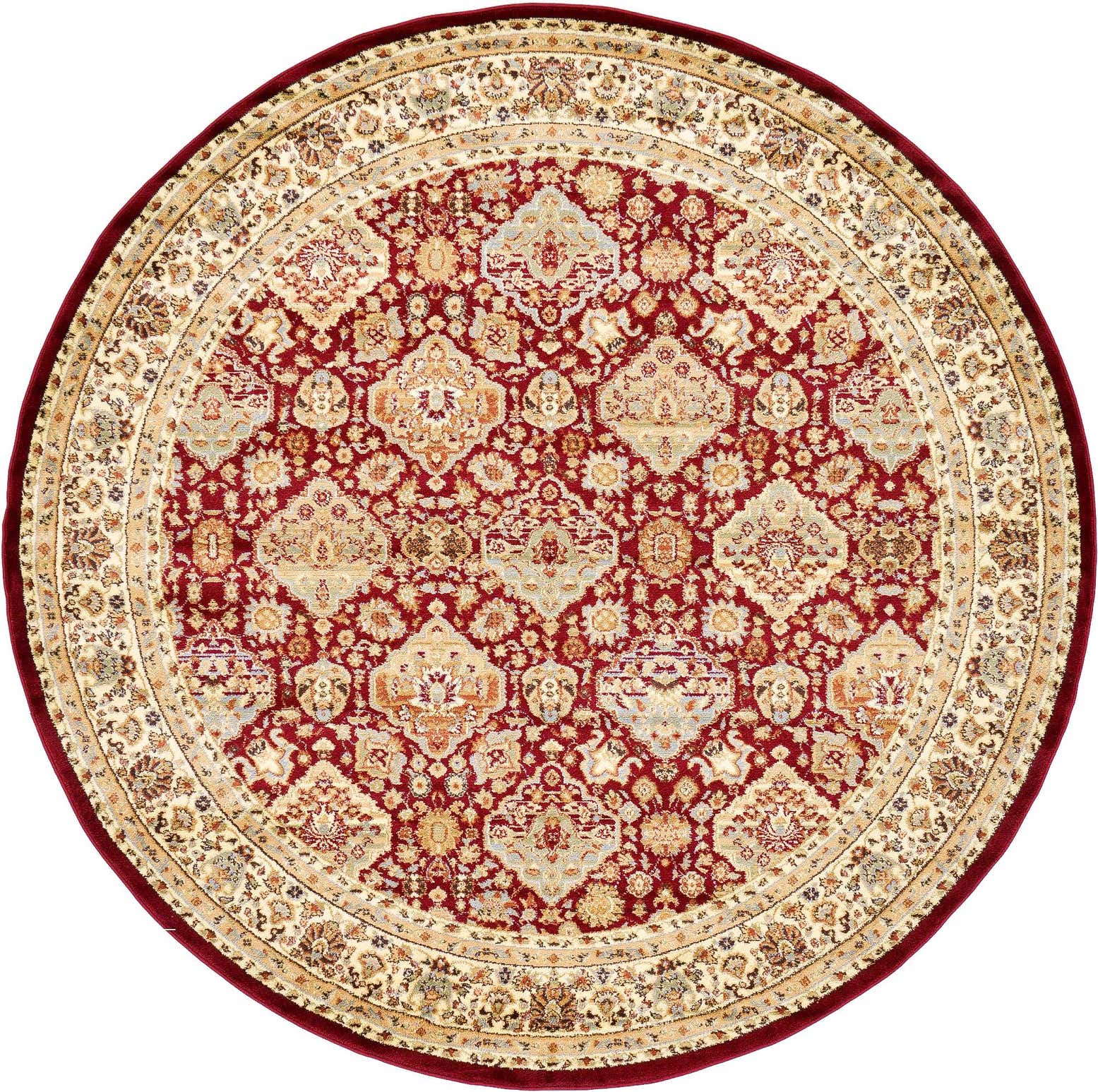 7' 10 x 7' 10 Mortimer · Border rug
