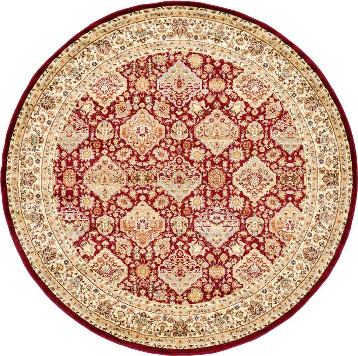7' 10 x 7' 10 Mortimer · Border rug